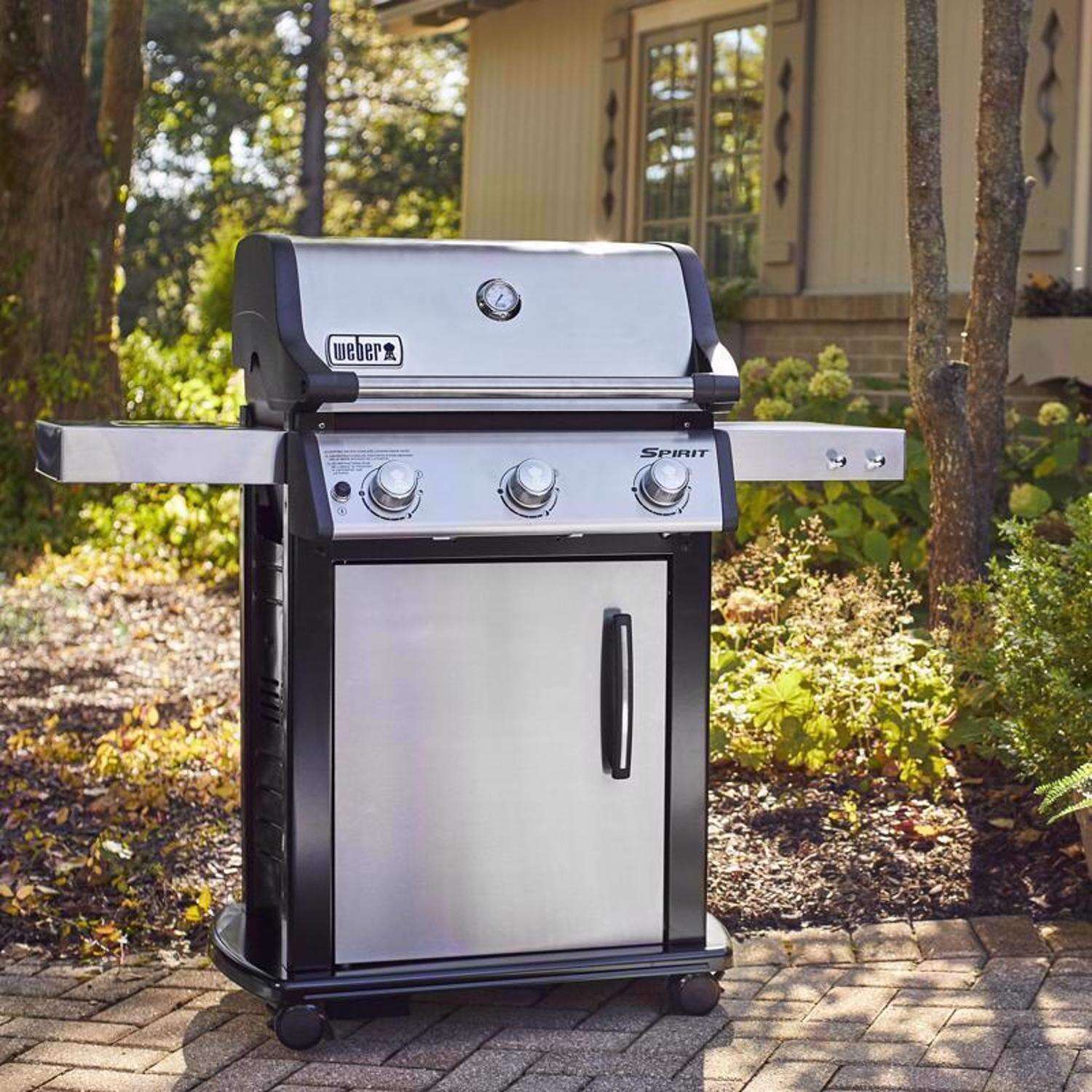 Weber Spirit S-315 3 Burner Liquid Propane Grill Stainless Steel