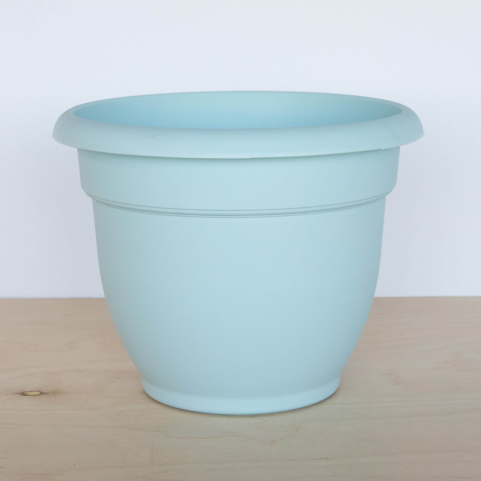 Bloem Ariana Self Watering Planter: 20" - Misty Blue - Durable Resin Pot, For Indoor and Outdoor Use, Self Watering Disk Included, Gardening, 11 Gallon Capacity