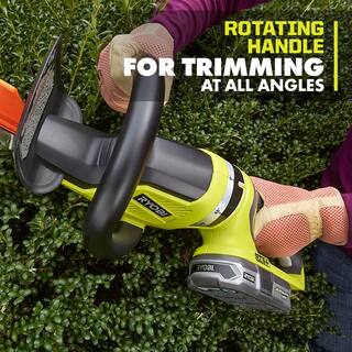 RYOBI ONE+ 18V 22 in. Cordless Battery Hedge Trimmer (Tool Only) P2606BTL