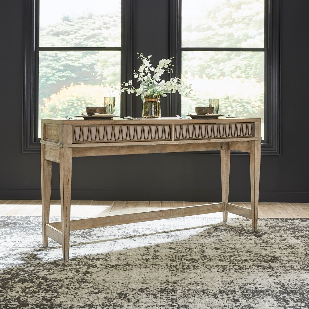 Devonshire Weathered Sandstone Console Bar Table