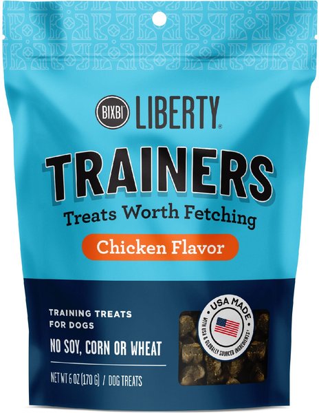 BIXBI Liberty Trainers Chicken Flavor Grain-Free Dog Treats