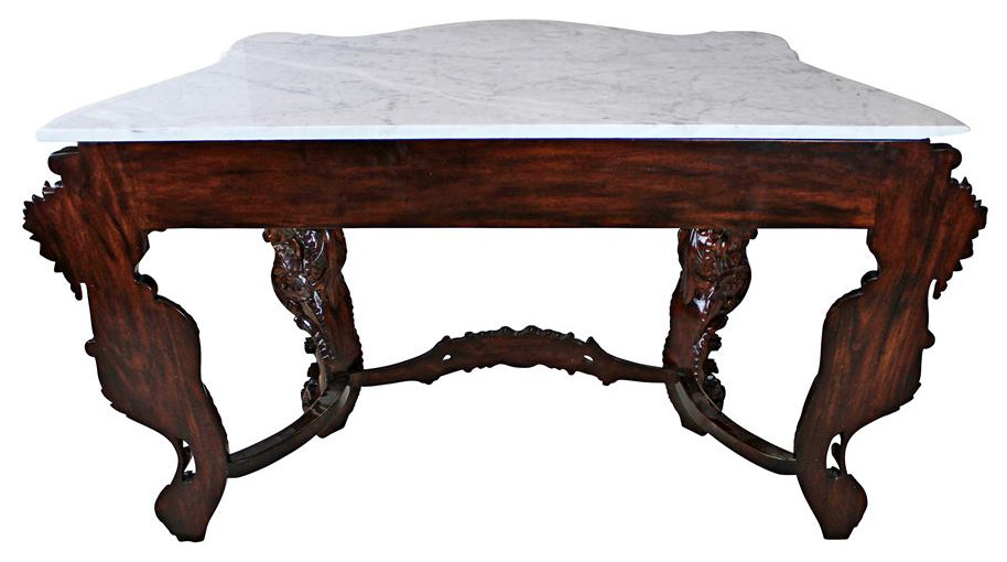 Design Toscano Hapsburg Console Table With Marble Top   Victorian   Console Tables   by Kolibri Decor  Houzz