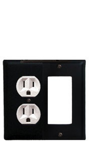 Village Wrought Iron EOG 87 Plain   Single Outlet ...