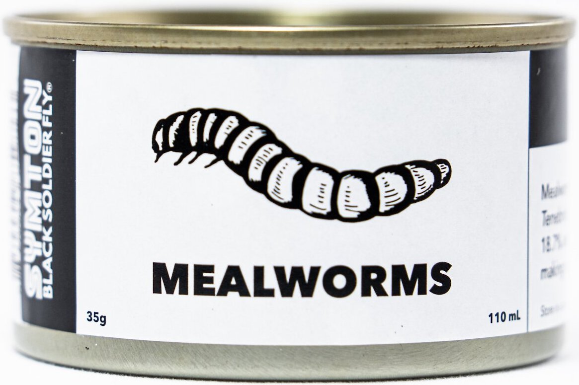 Symton Mealworms Canned Reptile Treats， 35-g， count of 3