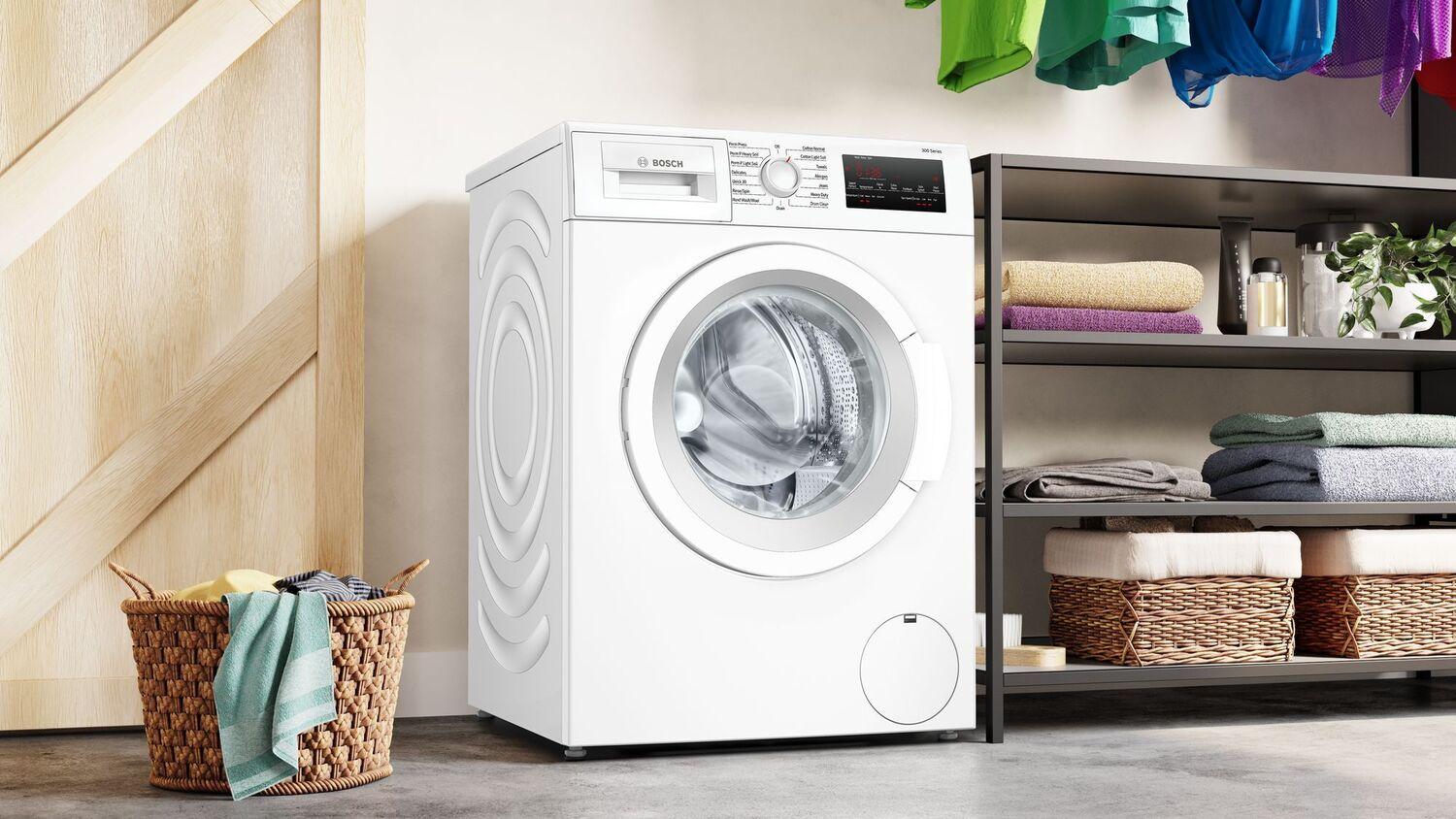 Bosch WGA12400UC 300 Series Compact Washer 1400 Rpm