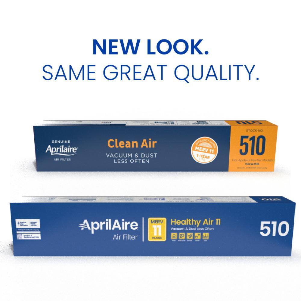 AprilAire 31 in. x 28 in. x 4 in. 510 Air Cleaner Filter MERV 11 for Whole-House Air Purifier Models 1510 and 2516 510