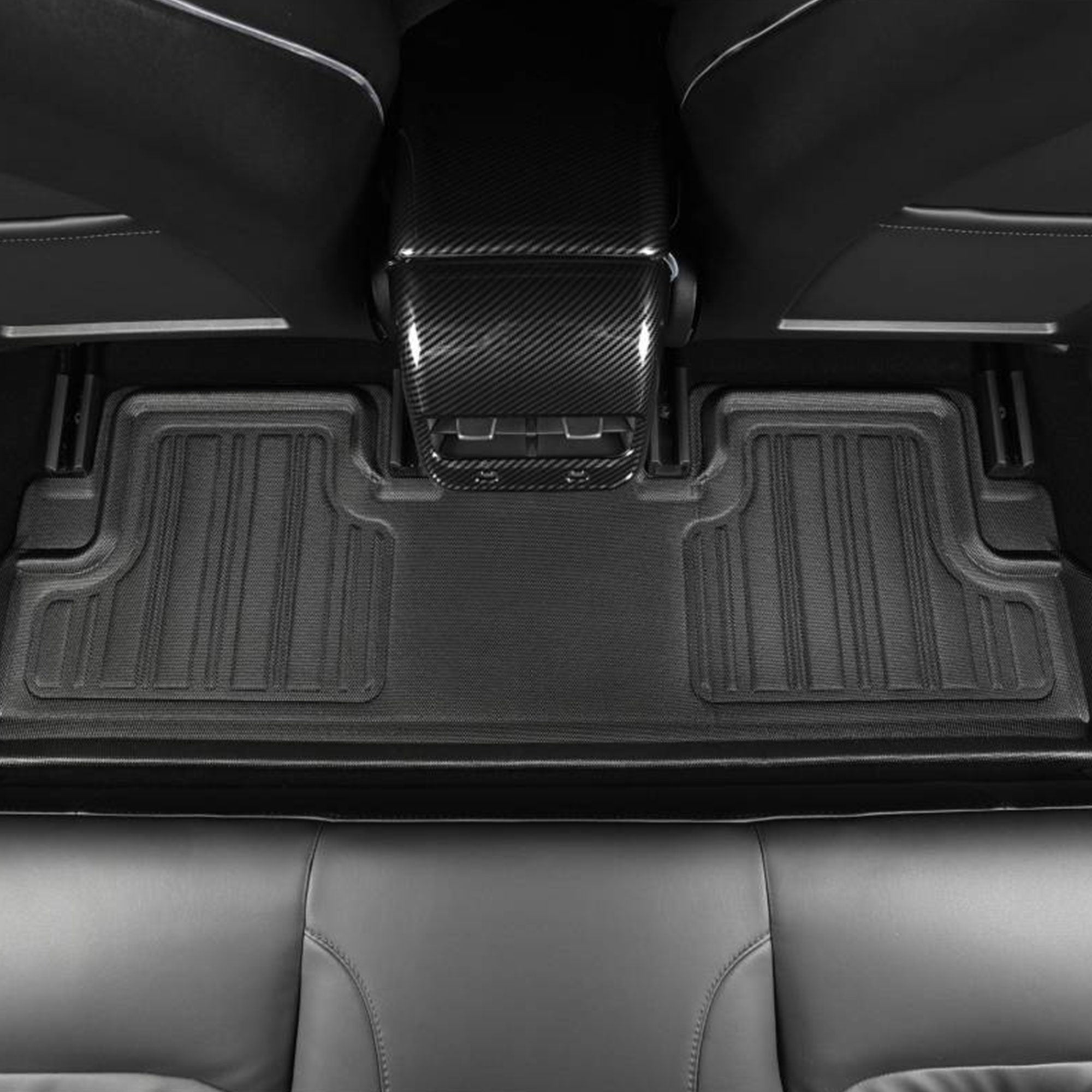 3D MAXpider Elitect Series Custom Floor Liner Set, 2021-23 Tesla Model Y, Black