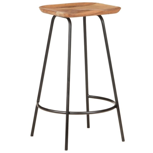 vidaXL Bar Stools 4 pcs Solid Acacia Wood - 15