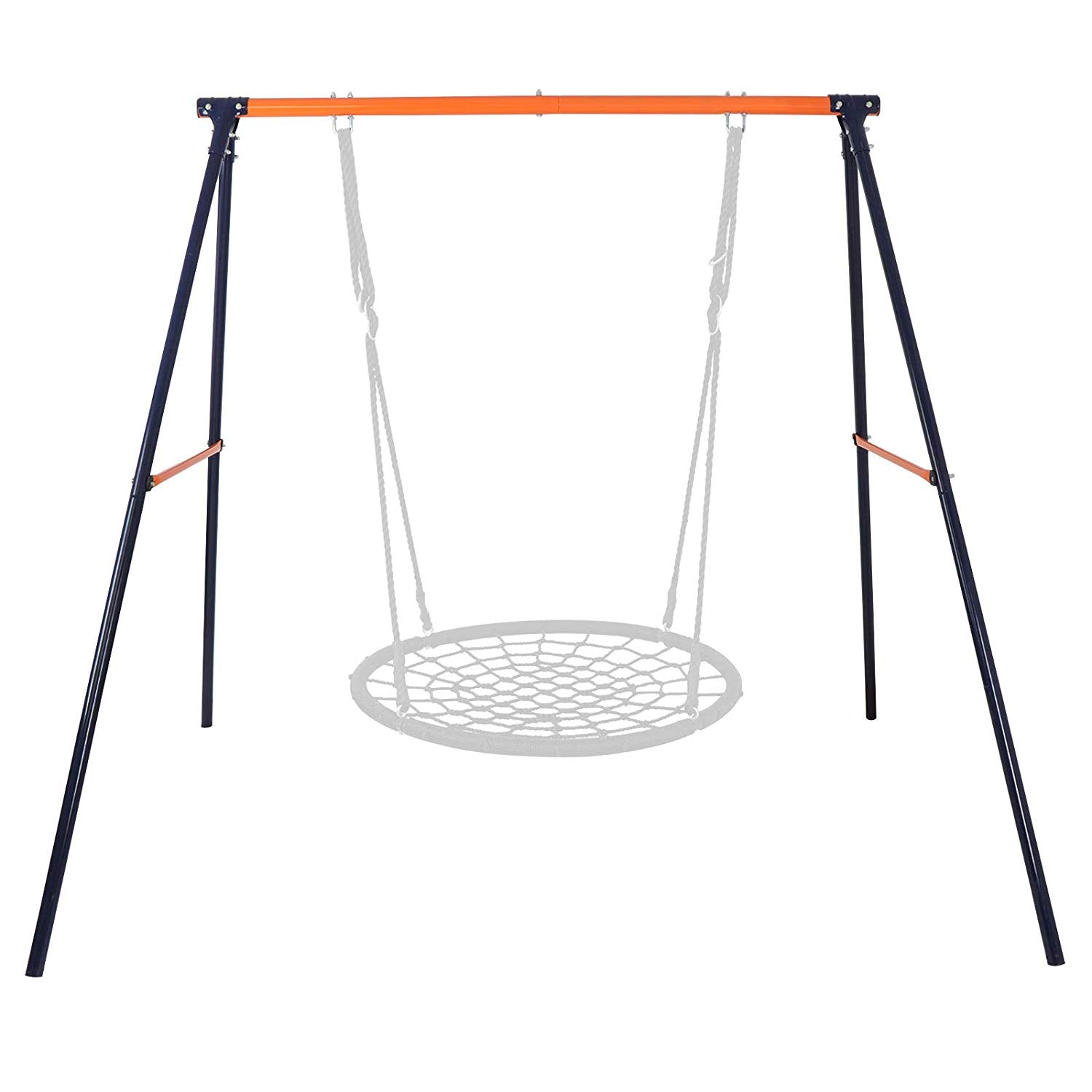 ZENY Backyard Swing Stand Set and 40'' Web Tree Spider Swing Set