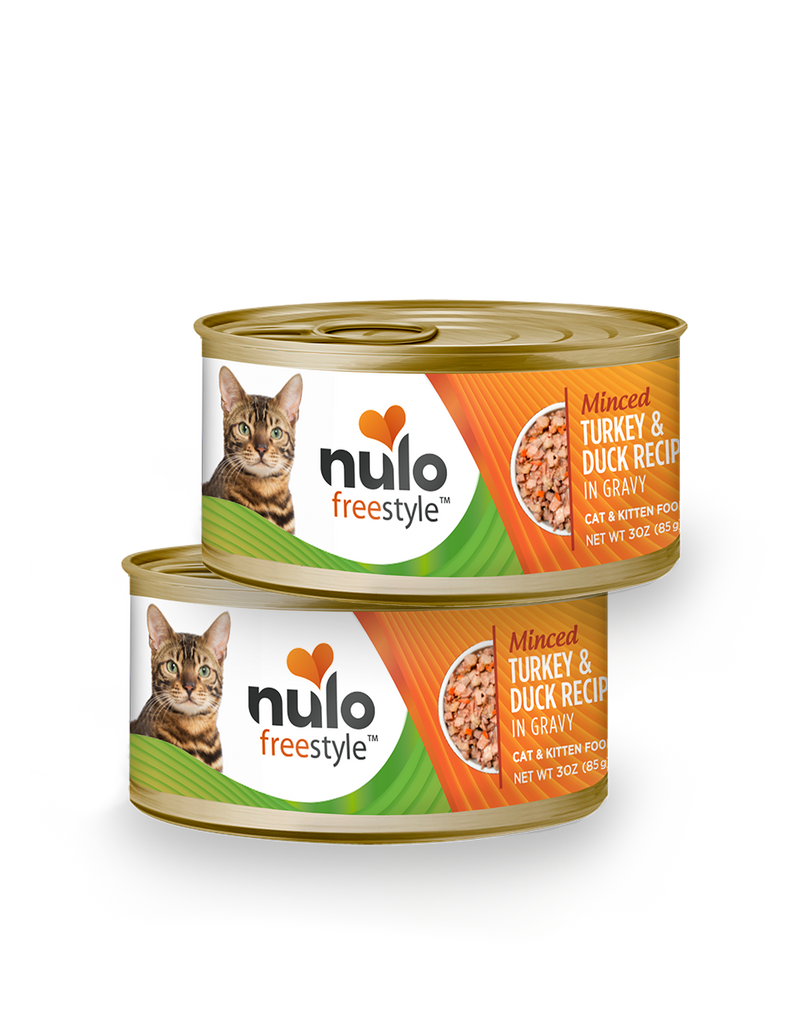 Nulo Freestyle Grain-Free Minced Turkey  Duck Wet Cat Food