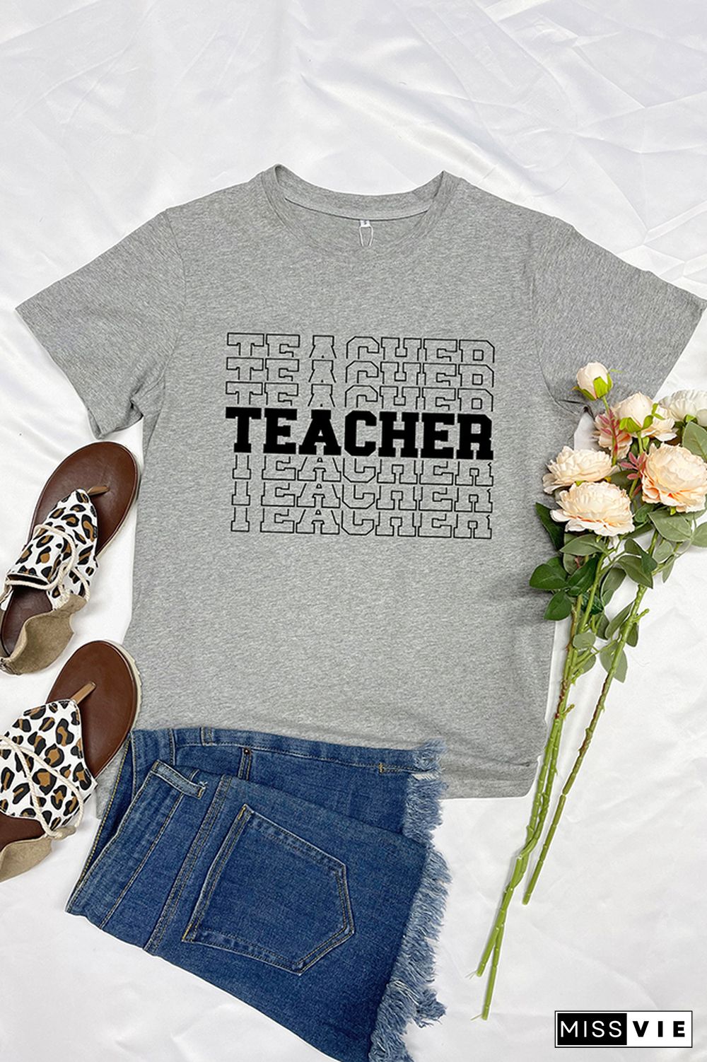 Teacher Short Sleeve Graphic Tee Wholesale