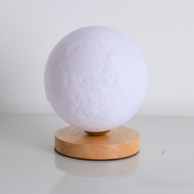 Moon Table Lamp / Desk Lamp / Bedside Lamps Eye Protection / LED / Ambient Lamps Artistic / Novelty For Bedroom / Kids Room Plastic Wood G9 LED Bulb 85-265V