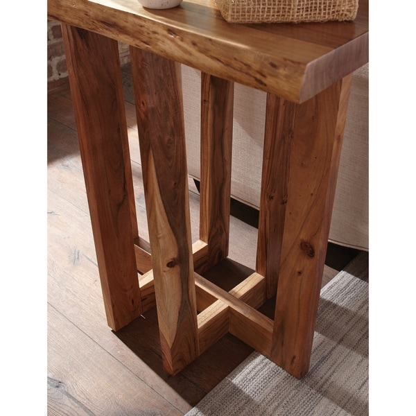 Berkshire Natural Live Edge End Table， Natural