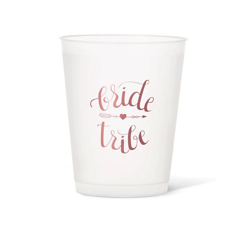 Women's  16 oz. Bride Tribe Cups with Metallic Writing (set of 20)