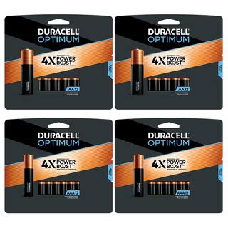 Duracell Optimum 12-Count AA and 12-Count AAA Alkaline Battery Variety Pack (48 Total Batteries) 004133304291