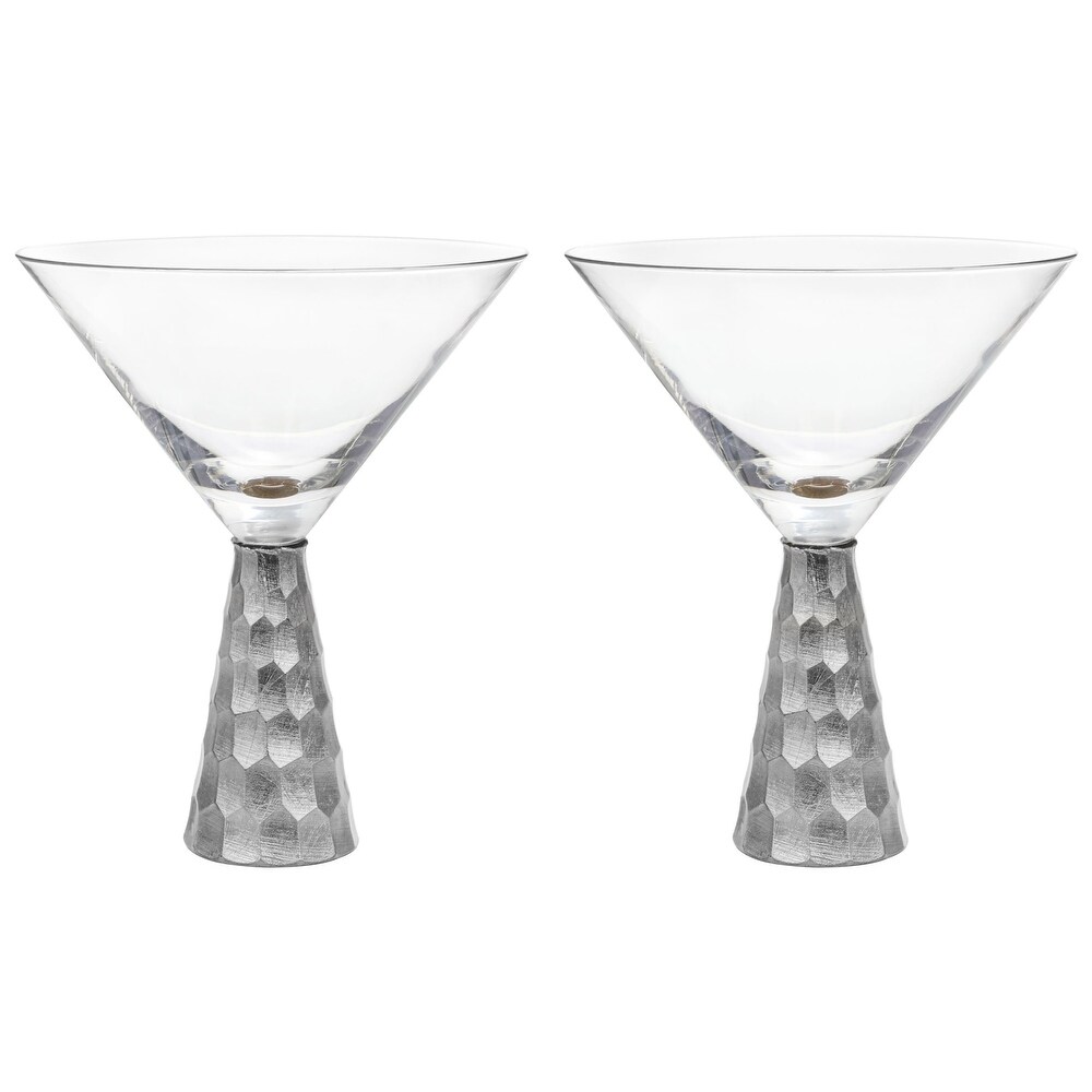 American Atelier Daphne Martini Glasses Set of 2   9 oz.