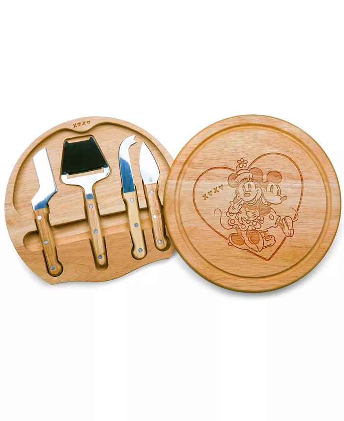 Toscana Mickey Minnie Mouse 5 Piece Circo Cheese Cutting Board Tools Set