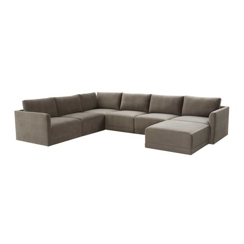 Willow Modular 7 Piece Large Chaise Sectional