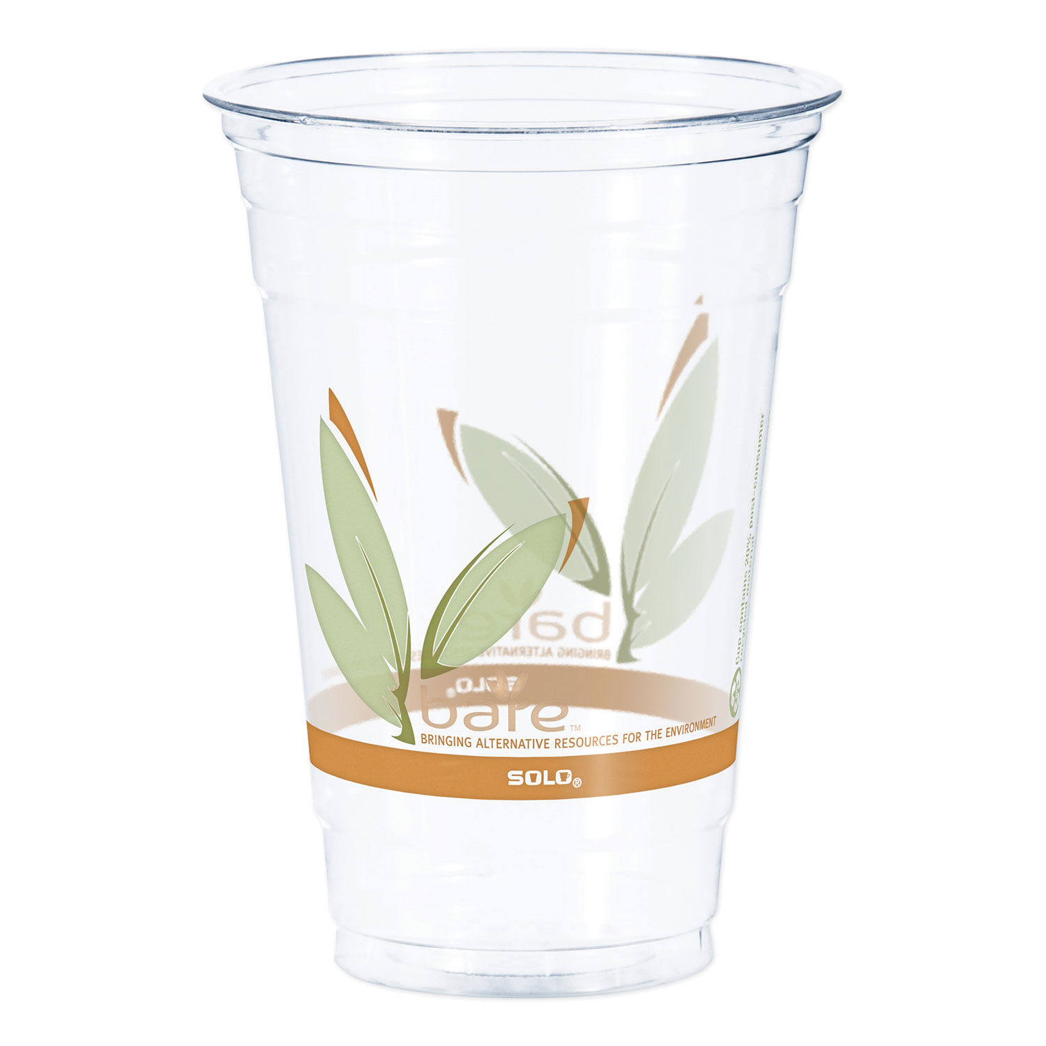 Bare Eco-Forward RPET Cold Cups 20 oz by Dartandreg; DCCRTP20BARE