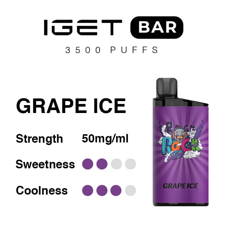 Grape Ice – IGET Bar 3500 Puffs