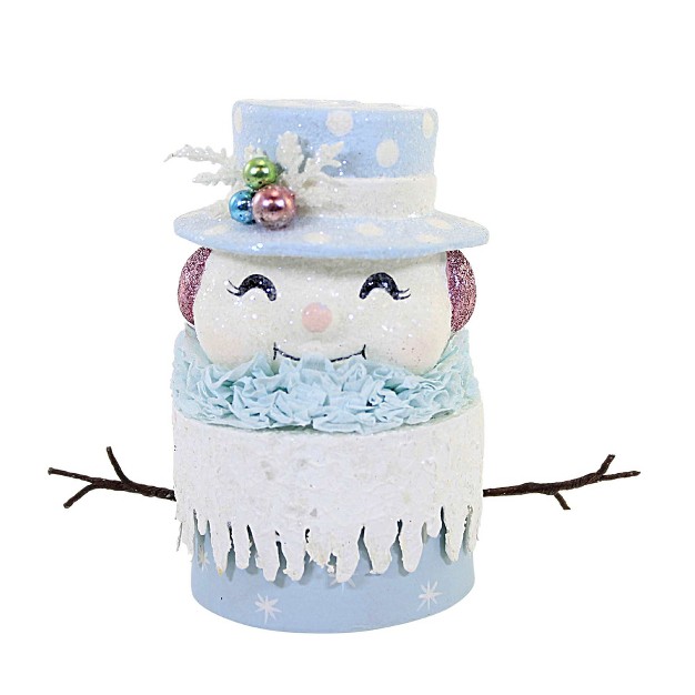 Christmas Happy Pastel Snowman Box Bethany Lowe Designs Inc Decorative Figurines