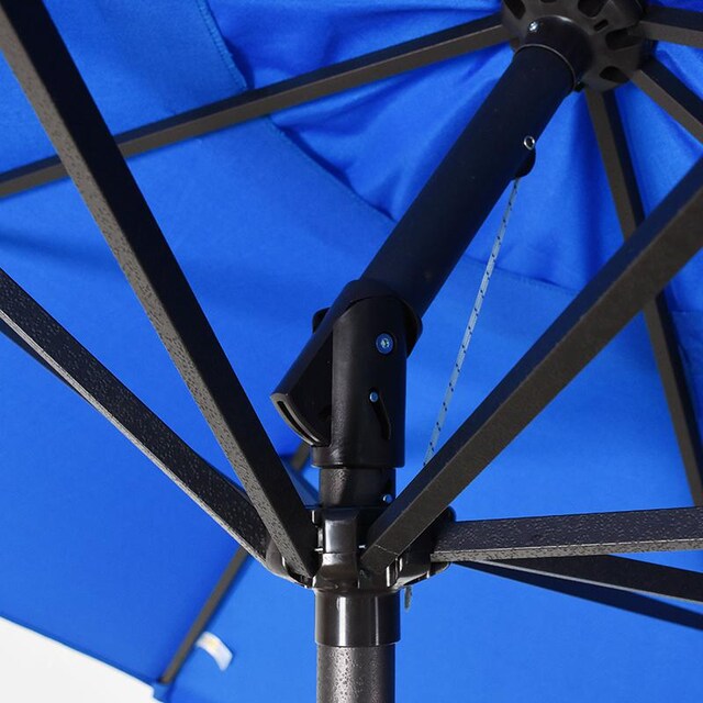 California Umbrella Casa Series 9 Ft Octagonal Aluminum Auto Tilt Patio Umbrella W/ Crank Lift