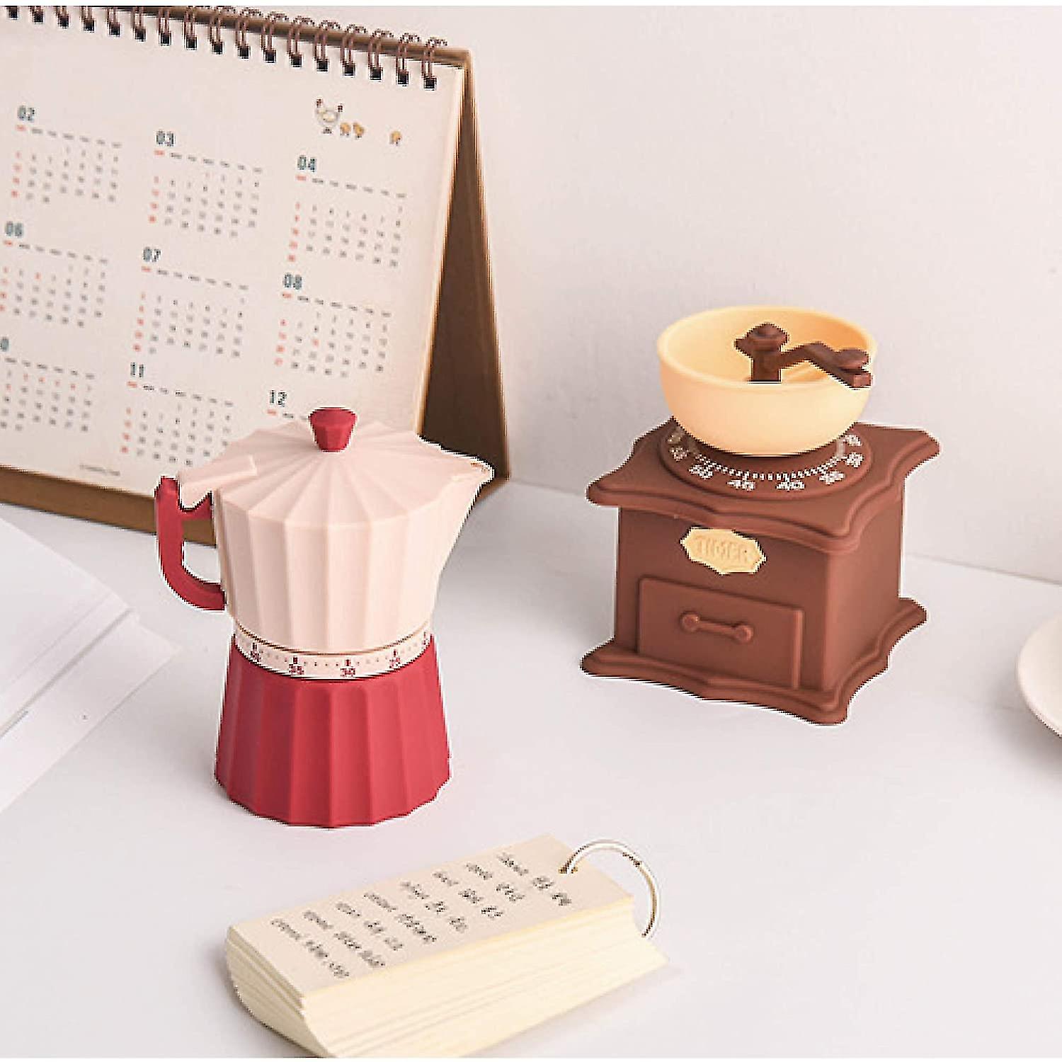 Kitchen Mechanical Timer Timer Red Mocha Pot