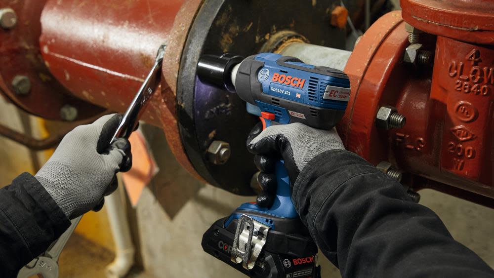 18V EC Brushless 1/2 In. Impact Wrench with Friction Ring and Thru-Hole (Bare Tool)