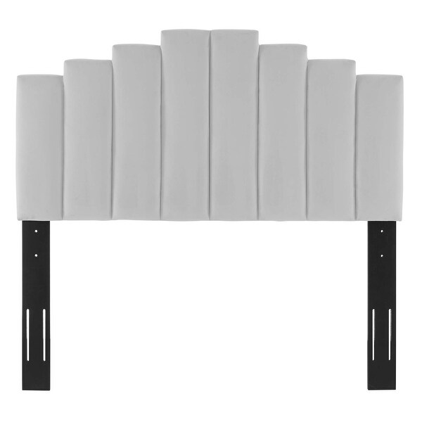 Noelle Performance Velvet Twin Headboard - - 32876284