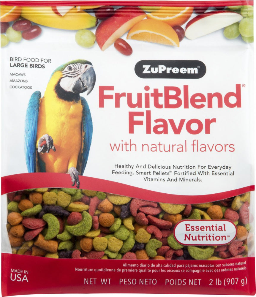 Zupreem FruitBlend with Natural Flavors Large Bird Food