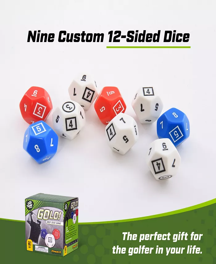 Zobmondo Golo Golf Dice Game Award Winning Fun Game for Home or Travel