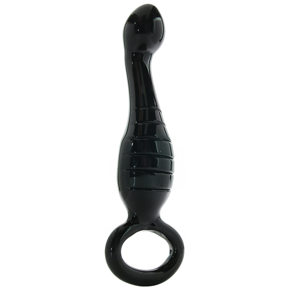 Icicles No. 68 Glass Dildo in Black