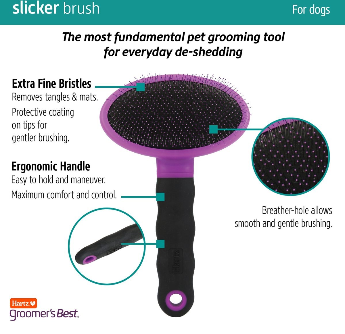 Hartz Groomer's Best Slicker Dog Brush