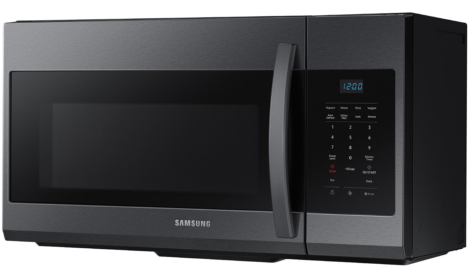  1.7 Cu. Ft. Fingerprint Resistant Black Stainless Steel Over-The-Range Microwave