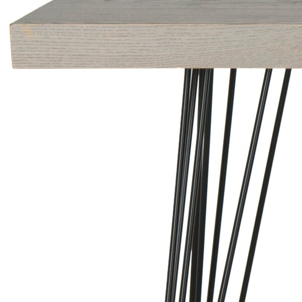 Safavieh Wolcott Grey/ Black Lacquer Console - 55