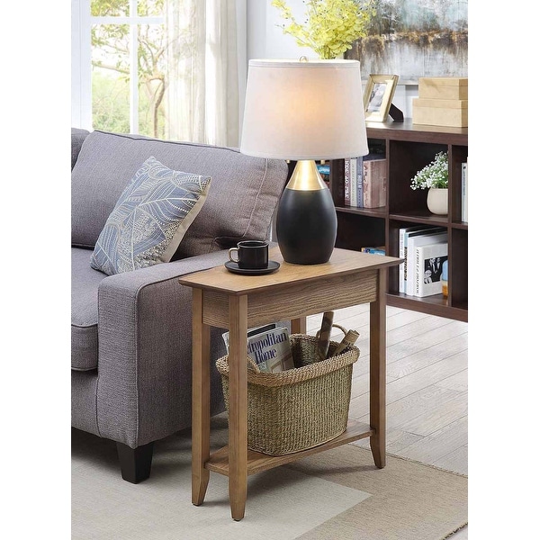 Copper Grove Aubrieta Wedge End Table