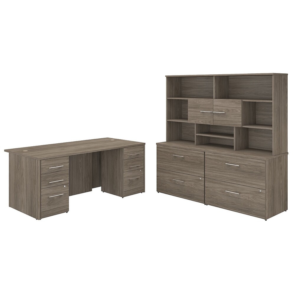 Office 500 72W Executive Desk with Storage by Bush Business Furniture