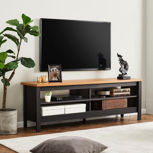 TV Stand for 65 Inch TV， Entertainment Center Console Table， 60 Inch