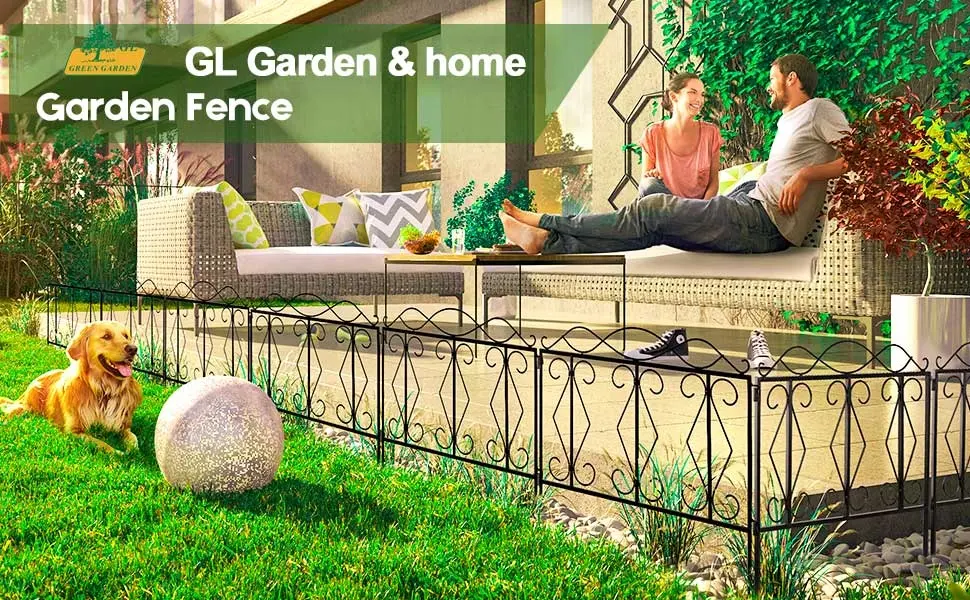 High quality garden fence artificial decorative fence decorative picket fence