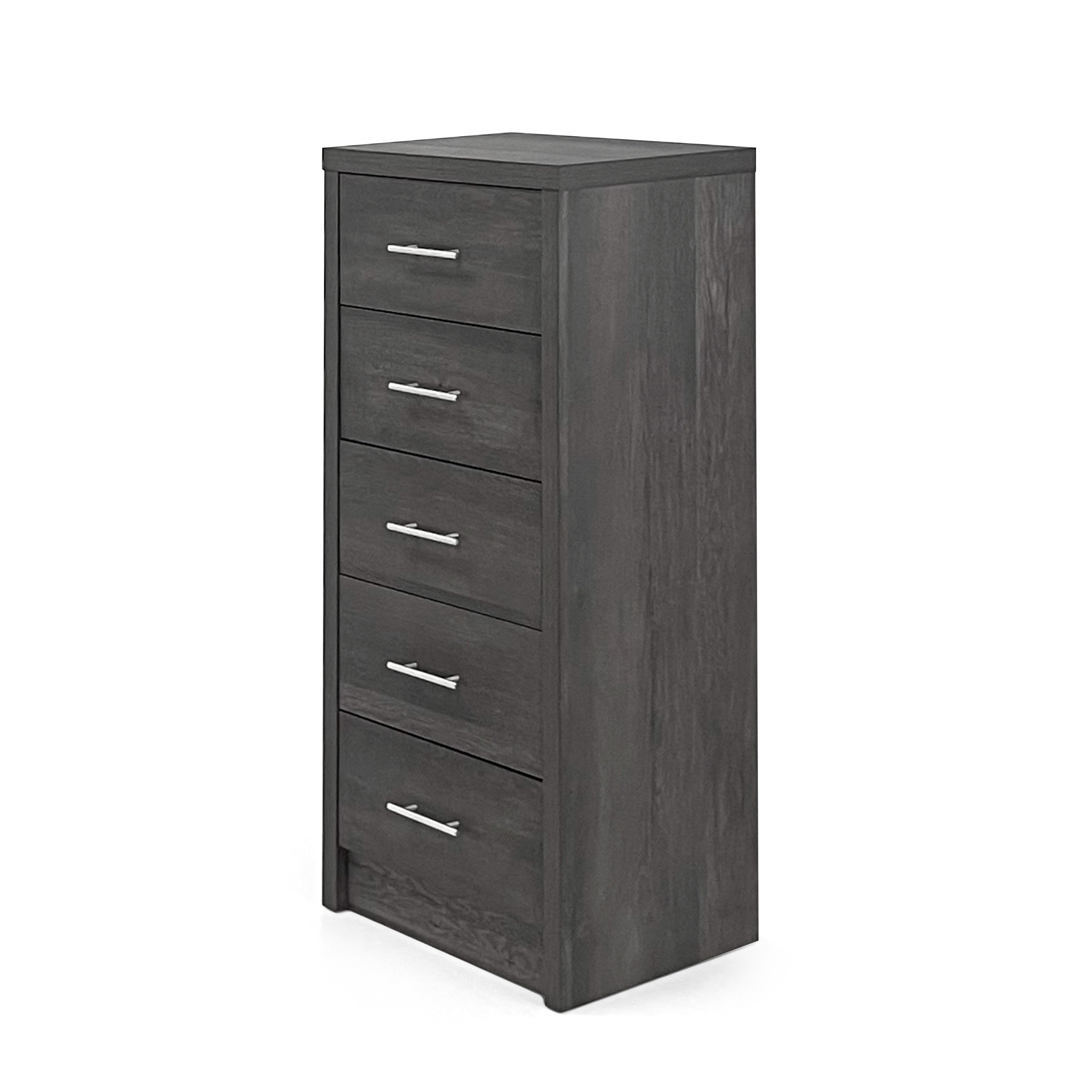 Marlette Modern Faux Wood 5 Drawer Dresser