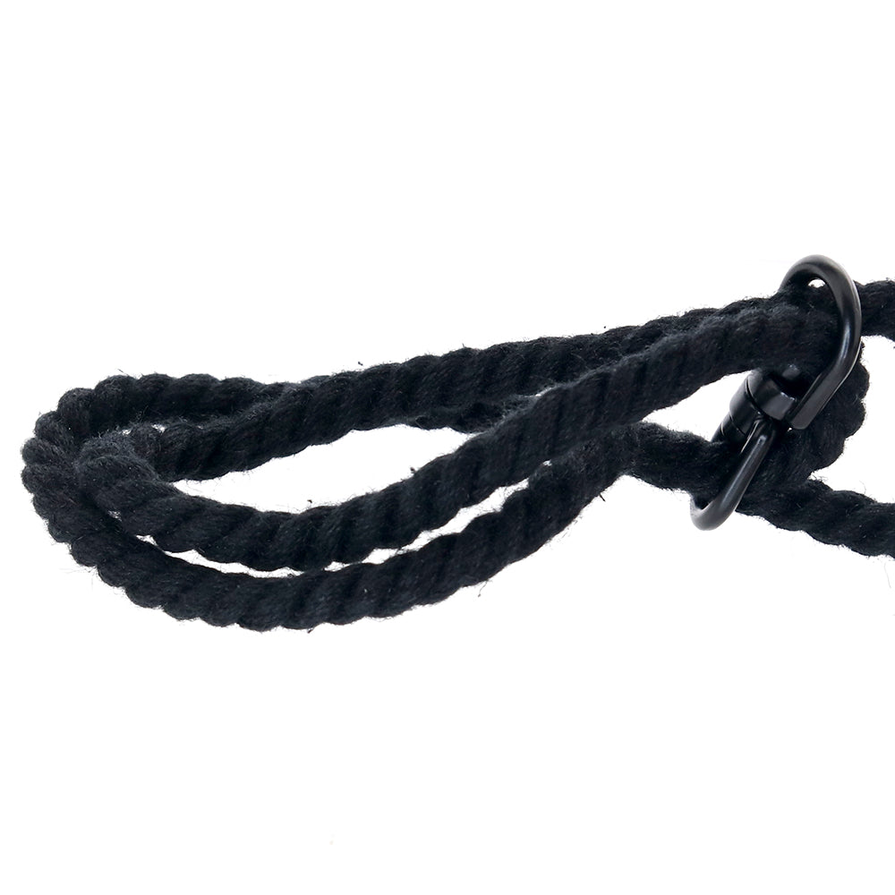 Merci Restrain Hemp Wrist/Ankle Cuffs in Black