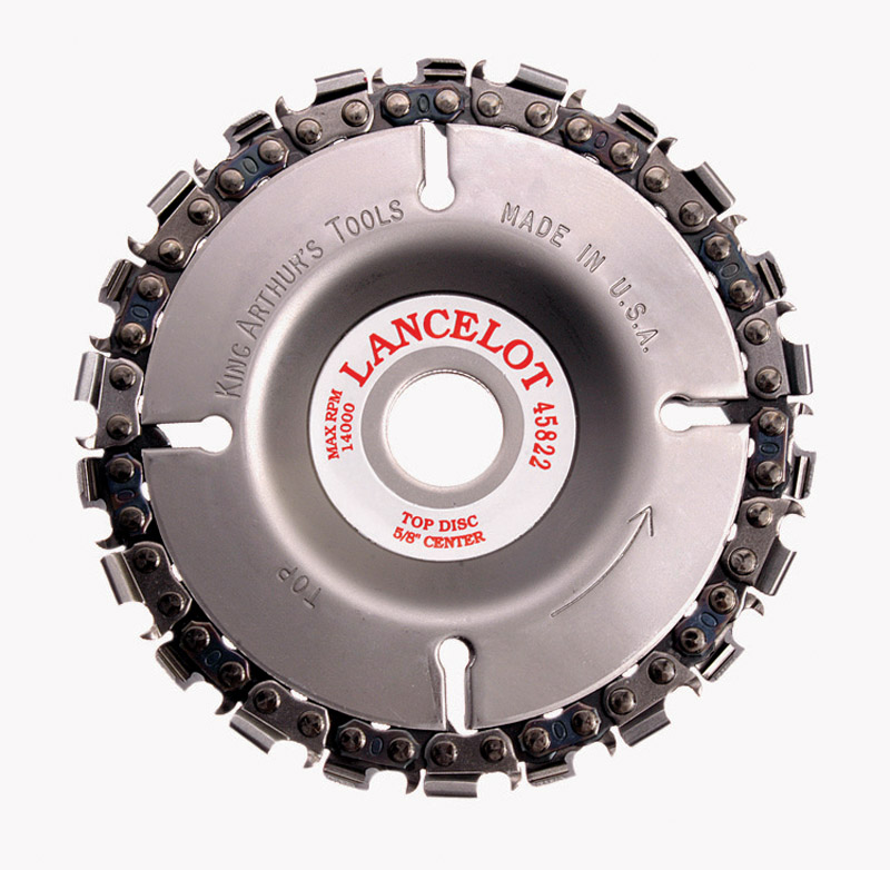 King Arthur\u0027s Tools 4 in. D X 5/8 in. Steel Chain Saw Type Cutting Wheel 22 teeth 1 pk