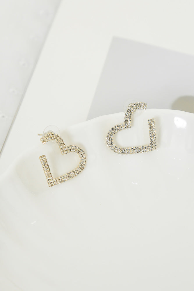 Have A Heart Earrings Gold