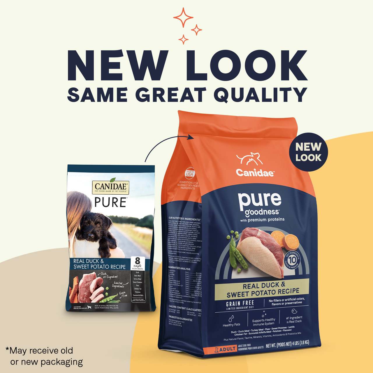 Canidae PURE Grain Free Duck and Sweet Potato Adult Dry Dog Food