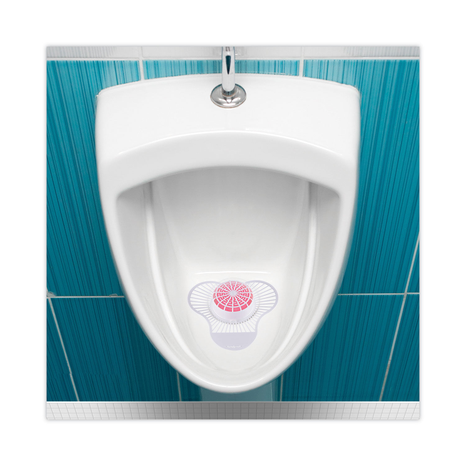 Urinal Screen with Para Deodorizer Block by Boardwalkandreg; BWKPBS