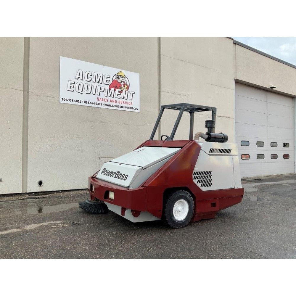 PowerBoss SW9XR Armadillo Floor Sweeper Ride On Gas 2005 Used ;