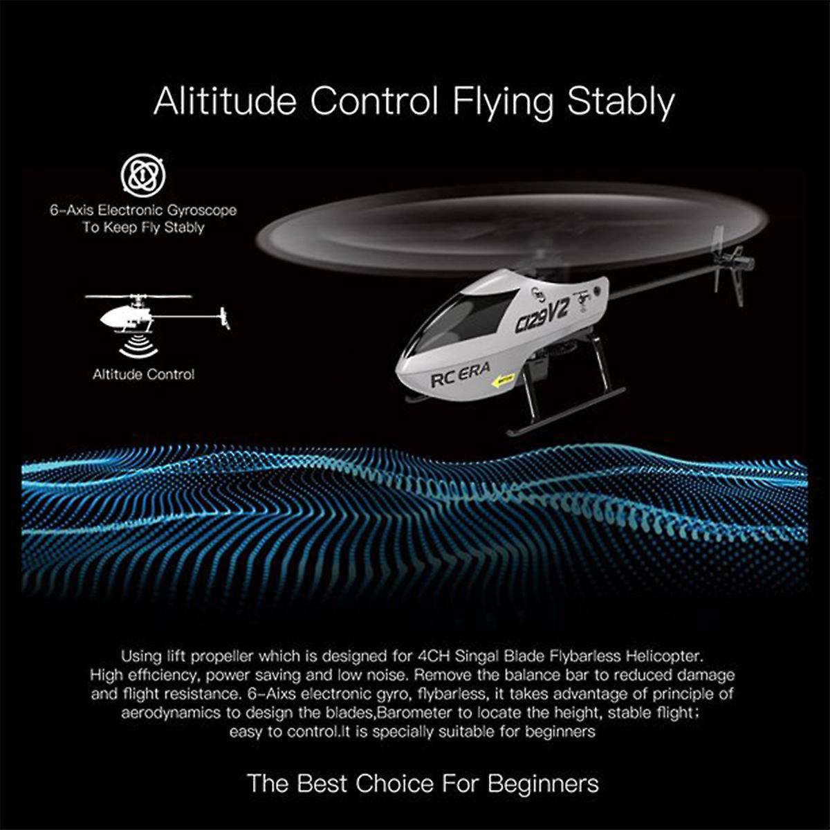 2.4ghz Remote Control Helicopter 6-axis Gyroscope Stabilization Aileronless Remo