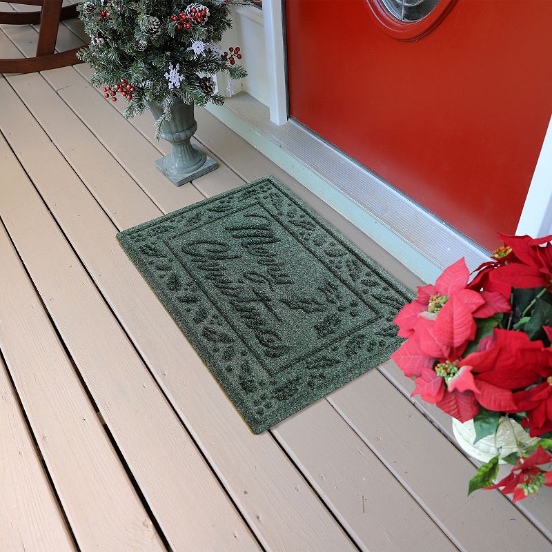 Bungalow Flooring Waterhog Merry Christmas Doormat - 20'' x 30''