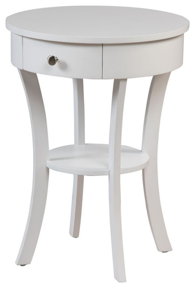 Classic Accents Schaffer 1 Drawer End Table With Shelf   Transitional   Side Tables And End Tables   by Homesquare  Houzz