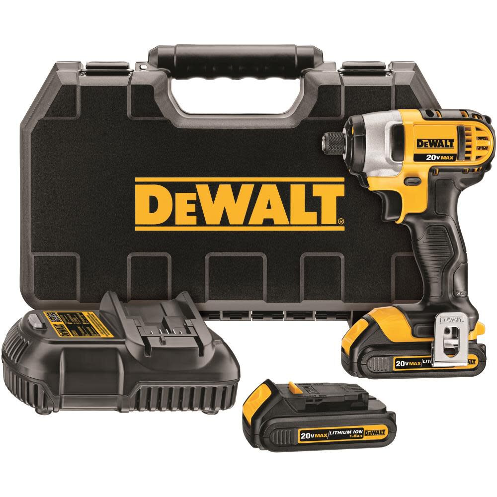 DEWALT DCF885C2 20V MAX* Lithium Ion 1/4